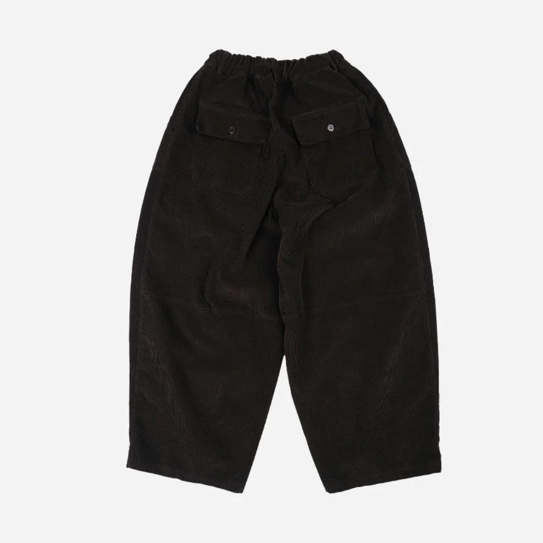 Corduroy Balloon Pants - Brown
