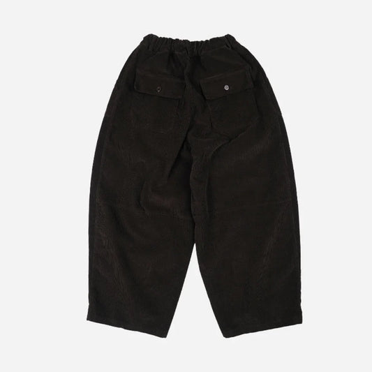 Corduroy Balloon Pants - Brown