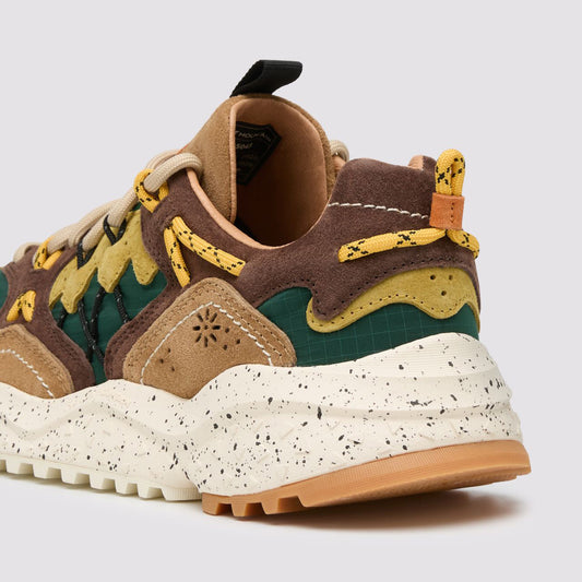 Yamabushi Uni, Suede / Nylon - Dark Brown / Bottle Green / Zucca