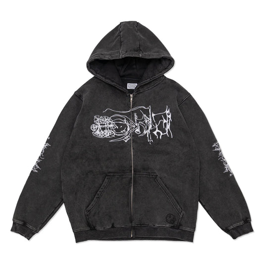 LgHill Hoodie - Black Wash