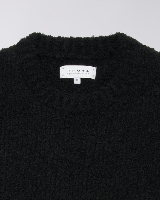 Dun Textured Sweater - Black