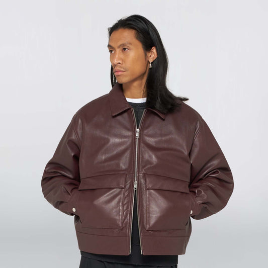 Dogma Jacket - Brown Burgundy