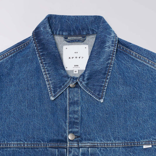 Freeland Jacket - Blue mid stone wash