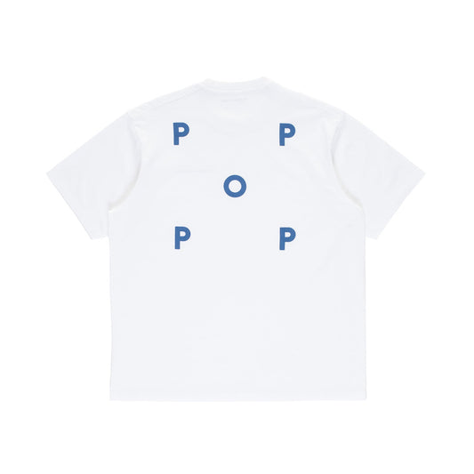 Logo Tee - White / Dutch Blue